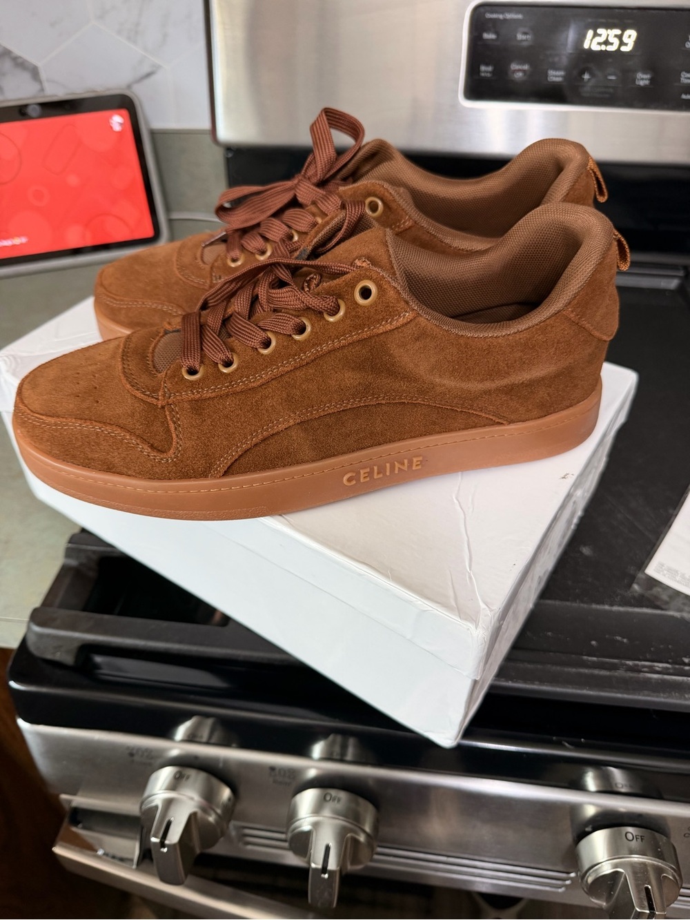Celine Huntington Low-Top Sneakers size 40 - Picture 3 of 5